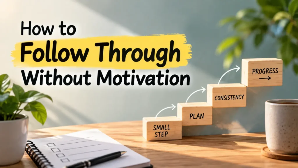 follow through without motivation